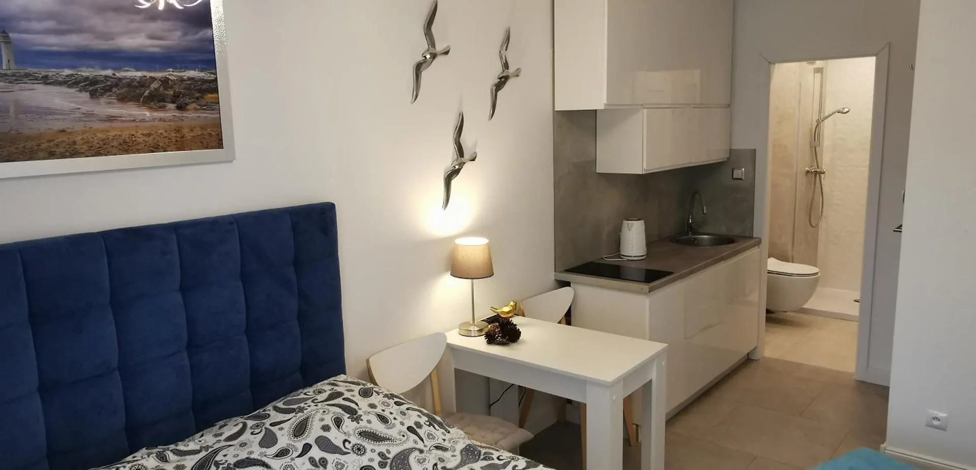 Flou Przystan Letnica 2, Noclegi Plaza 700M Gdańsk