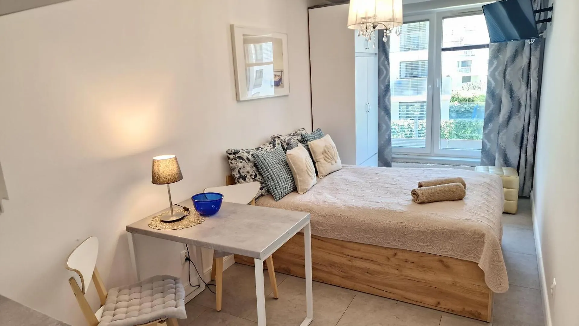 Flou Przystan Letnica 2, Noclegi Plaza 700M Gdańsk Apartament