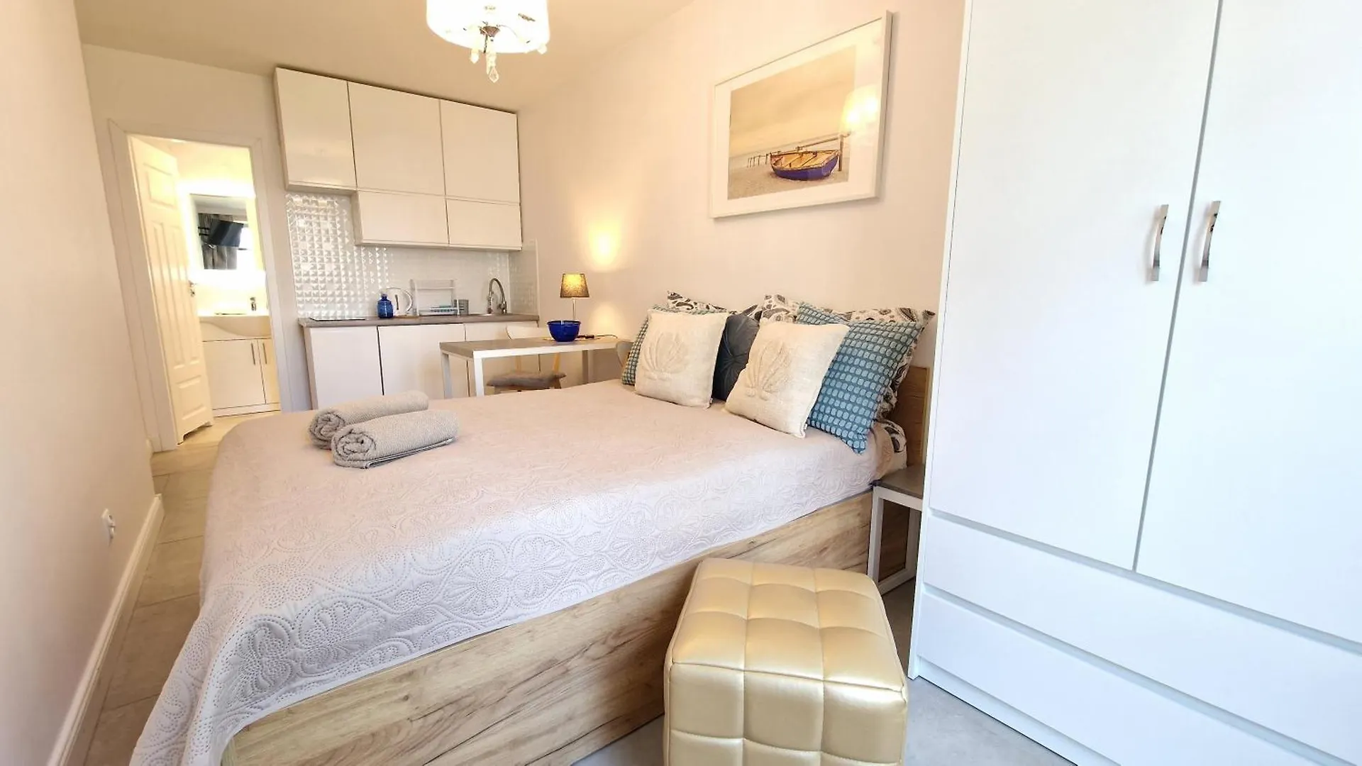 Apartament Flou Przystan Letnica 2, Noclegi Plaza 700M Gdańsk